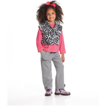 New Look Children's Knit Top, Jacket, Vest and Cargo Pants 6746 - Paper Pattern, Size 3-4-5-6-7-8