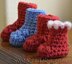 #184 Chunky Crochet Booties