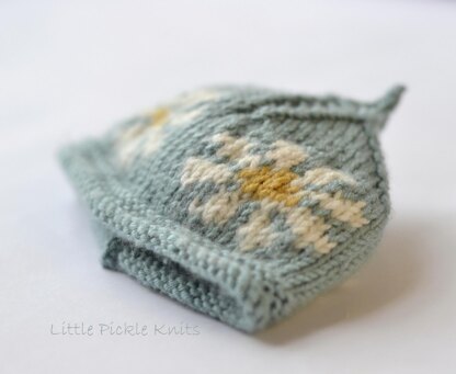 Baby beanie 'Little Daisy Flower'