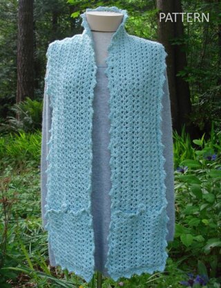 Oodles of Shells Pocket Scarf - PA-316