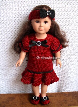 Holiday Doll Outfit