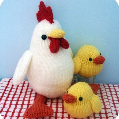 Hen and Chicks Knit Pattern