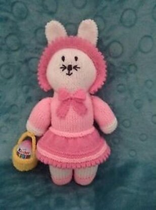Chloe the Easter Bunny with Basket Doll