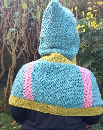 Verdant Hooded Shawl