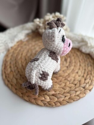 Plush cow toy