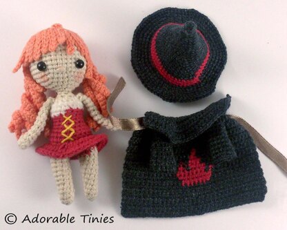 Mina the Fire Witch Amigurumi