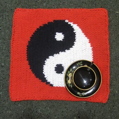 Yin-Yang Red Placemat