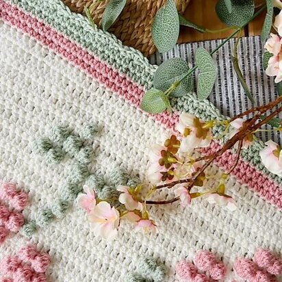 Spring Blossoms Blanket