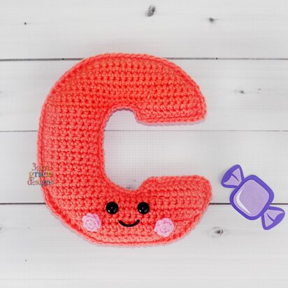 Lower Case Letter c Kawaii Cuddler®