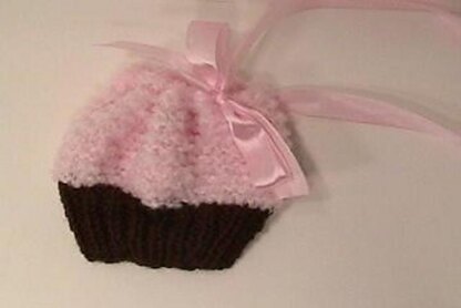 Simple Knit Cupcake Purse Pattern