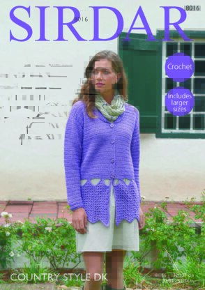 Jacket in Sirdar Country Style DK- 8016 - Downloadable PDF