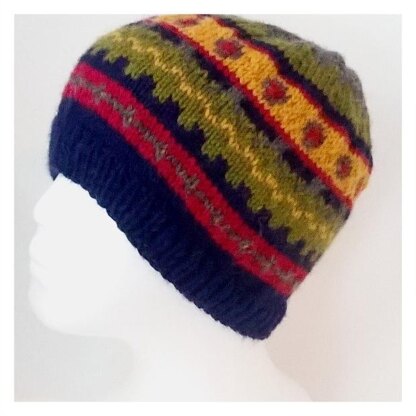 Bonnet " jack" style fairisle