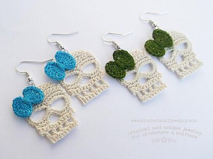 Skull earrings