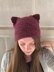 Double Brim Cat Hat