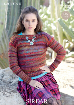 Sweater in Sirdar Divine - 7178 - Downloadable PDF