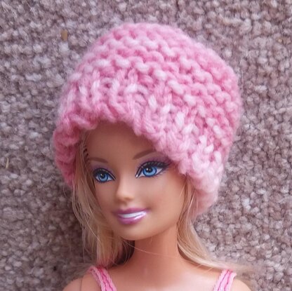 Winter Hat and Scarf for Doll