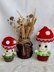 Crochet Christmas mushroomp