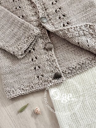 Dimples Top Down Cardigan - P291