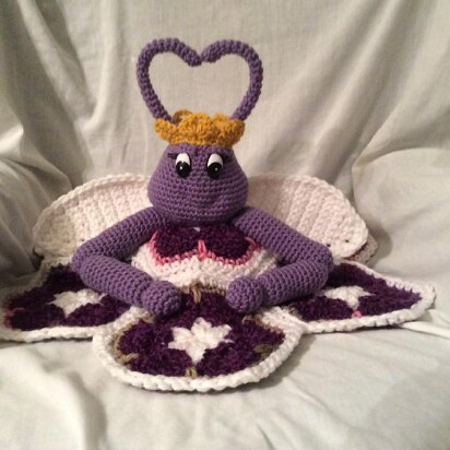 Queen Violet of the LoveBugs Security Blanket