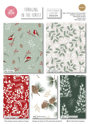 Craft Cotton Company Foraging In The Forest Fat Quarter Bundle