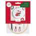 Simply Make Home Santa Cross Stitch Kit - 20x15x10cm