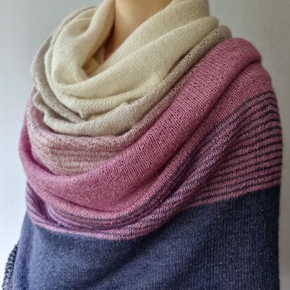 Reflections Shawl - knitting pattern