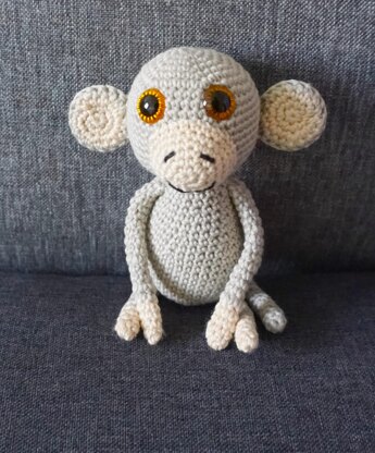Häkelanleitung Affe Momo, der kleine Dschungel-Entdecker.
