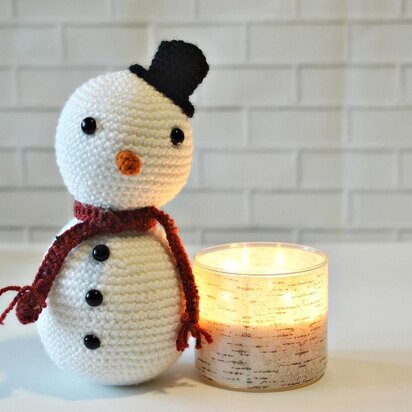 Christmas Snowman Amigurumi Doll