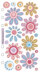 Sticko Vellum Stickers - Crazy Daisies
