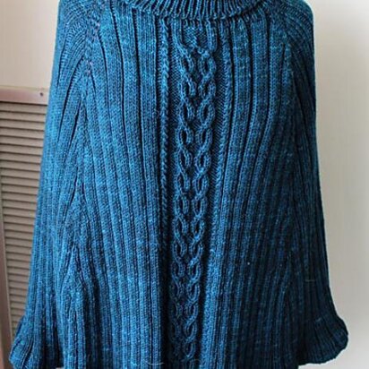 Celtic Princess Poncho - knitting pattern