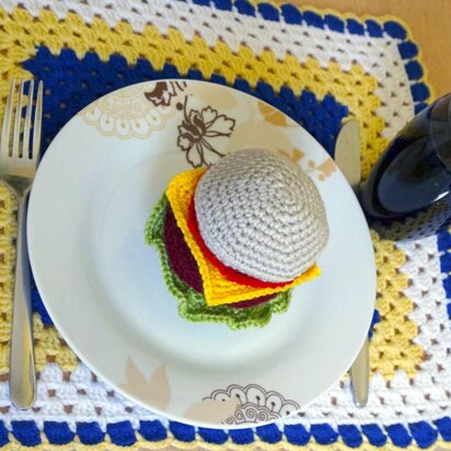 Crochet pattern for Burger