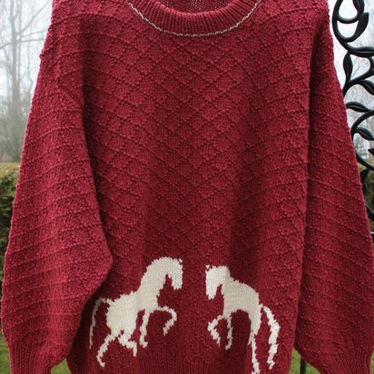 Running Horses Pullover