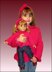 Sweater Knitting Patterns, fit girls 4-10, American Girl and 18 inch dolls. 542