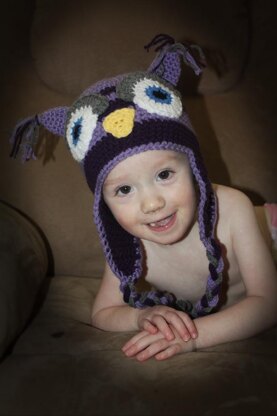 Striped Owl Hat Pattern