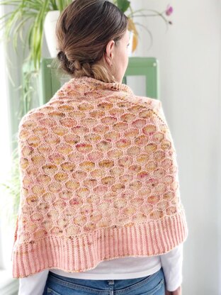 Sunshine Tulip Shawl