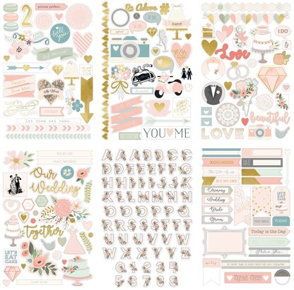 My Minds Eye Best Day Stickers 6/Sheets - 621528