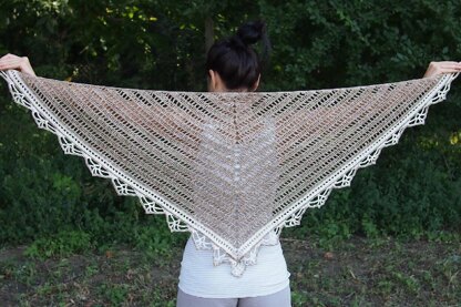 Sunkissed shawl