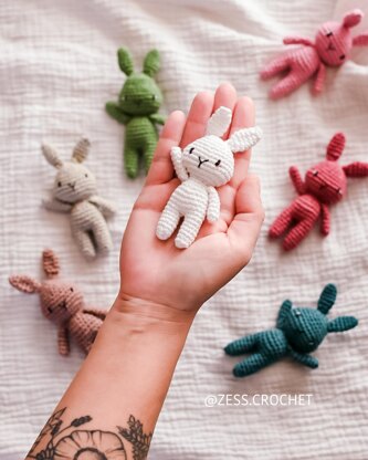 Crochet pattern Poutou the tiny bunny