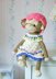 Crochet Doll Clothes Pattern - Outfit SUNFLOWER for large toys