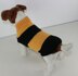 Stripey Bee Aran Dog Coat