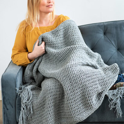 Amorie Blanket in Berroco  Remix Chunky - Downloadable PDF