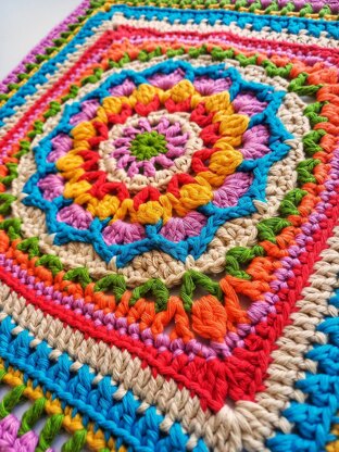 Bloom On By Granny Square 12"