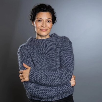 Lucinda Jumper in Wool Couture Cheeky Chunky - Downloadable PDF