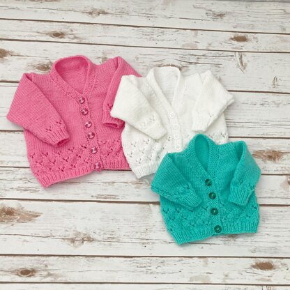 Baby Cardigan Knitting Pattern #684