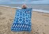 On The Seashore - overlay mosaic crochet shells