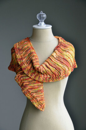 Sunset Shawlette in Universal Yarn Alana