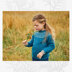 Wren Child's Sweater -  Jumper Knitting Pattern For Girls and Boys in Willow & Lark Heath Solids by Willow & Lark