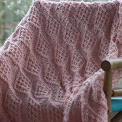 Some Days Are Diamonds Blanket - knitting pattern