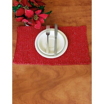 Placemat in Bernat Handicrafter Holidays - Downloadable PDF