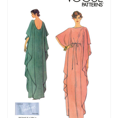 Vogue Sewing Misses' Caftan V1886 - Sewing Pattern